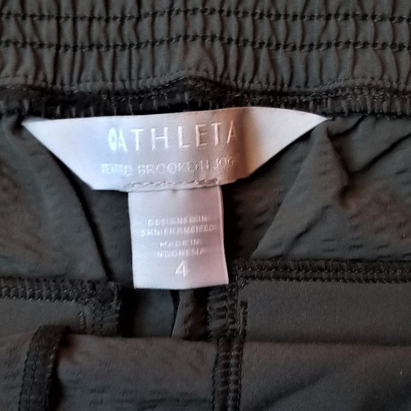 NWT Athleta Brooklyn Textured jogger in Mountain Olive size 4 - Picture 6 of 10